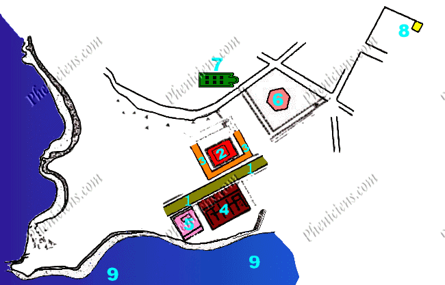 El sitio arqueológico de Tiro - La ciudad isla