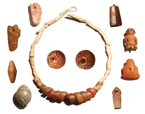 Carnelian jewelry, National Museum of Beirut