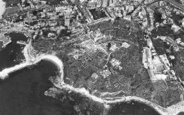 Overview of the archaeological site of Byblos