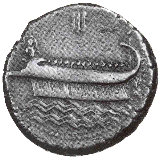العملة سفينة فينيقية