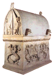 Lycian sarcophagus Lycian sarcophagus