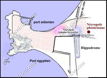 Plan of the city of Tyre.